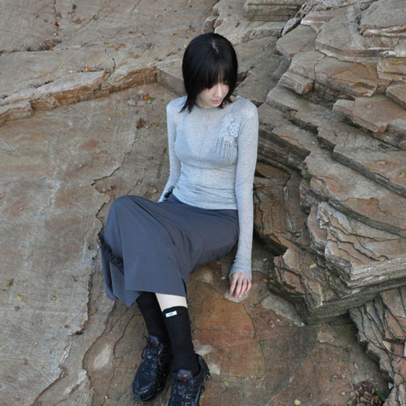 TUDE LOGO SOCKS BLACK