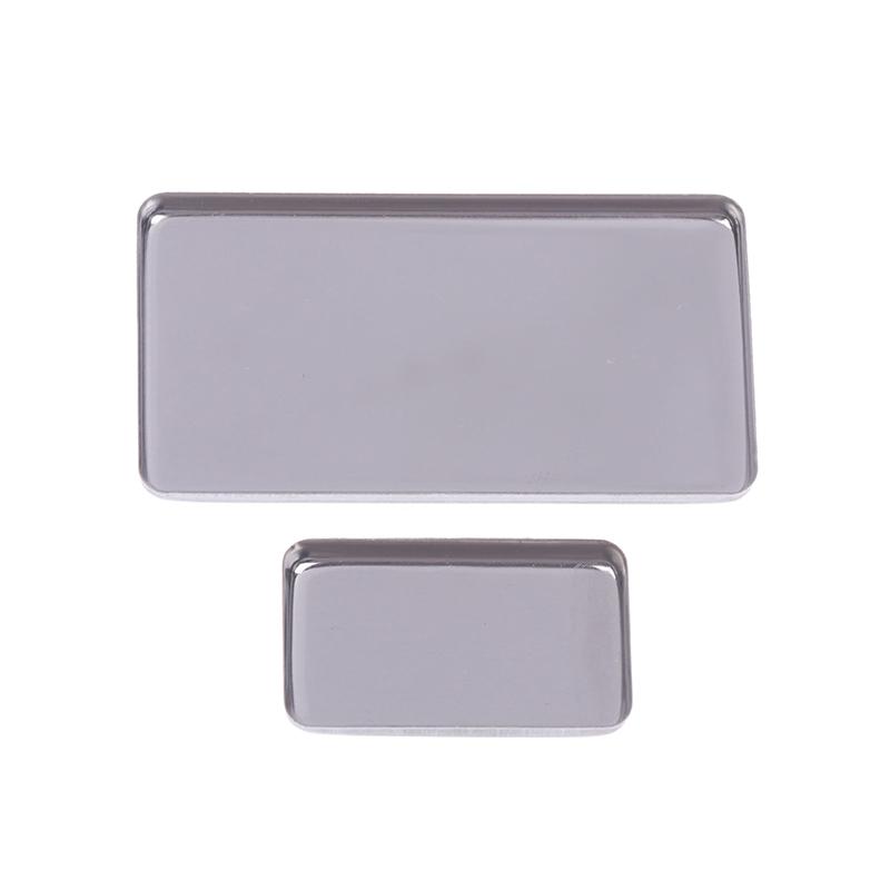 5/10 stk Tomme Øjenskygge Dåser Makeup Paletter Tom Firkantet Palette Jern Etuier Dåser Til Pudder