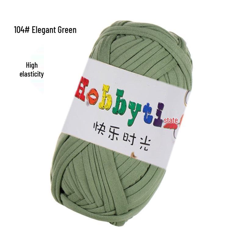 Cloth Strip Yarn DIY Crochet Kit: Handmade Bag, Knitting Material for Cushions, Carpets, and Dolls