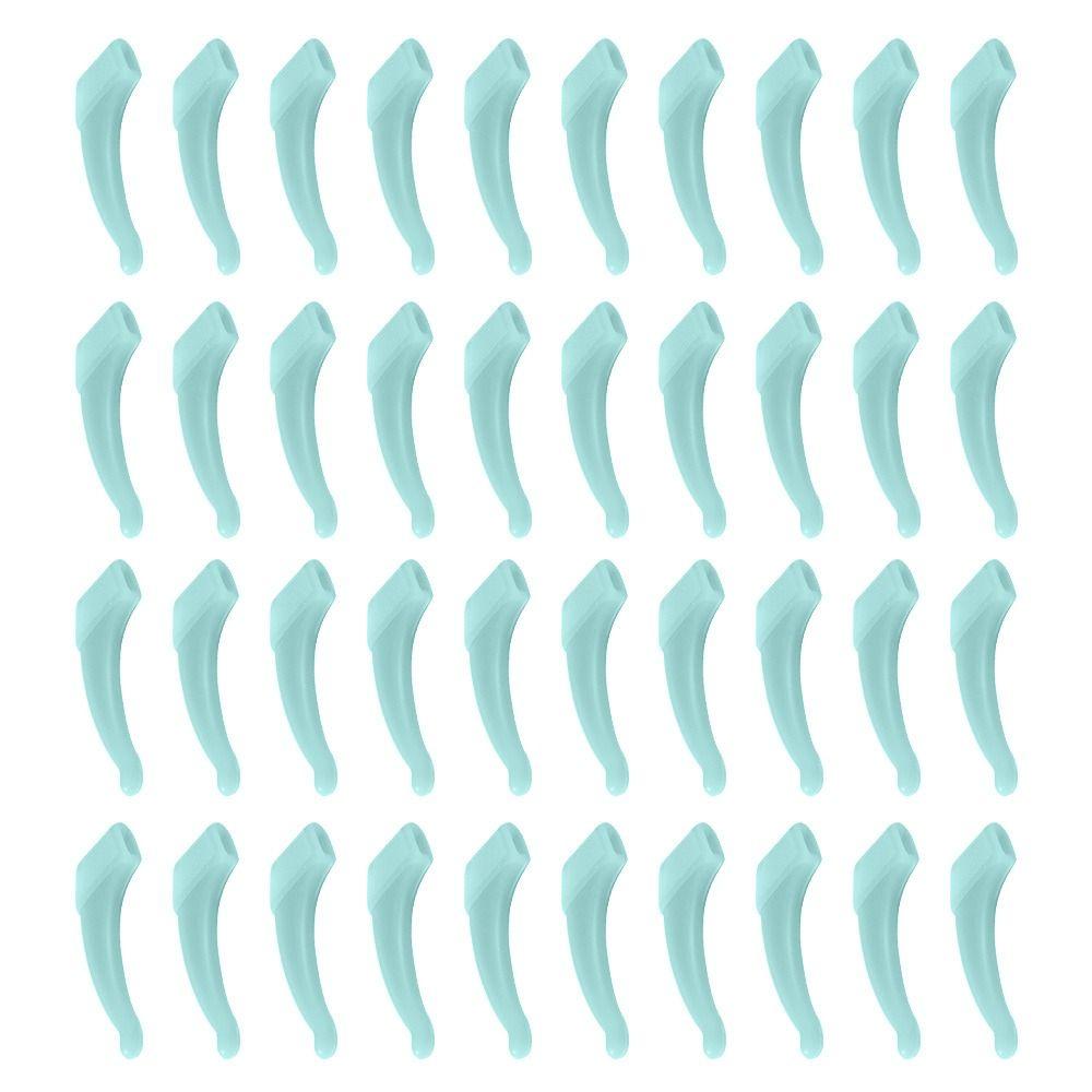 20Pairs Comfortable Silicone Glasses Ear Hooks Anti-slip Anti-fall Eyewear Holder Sunglasses Accessories Grip Men