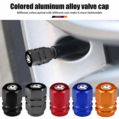 Car Logo Tire Valve Stem Caps Aluminum Alloy Wheel Dustproof Valve Stem Cover For Vauxhall Tigra Corsa VXR Astra D G J H Zafira