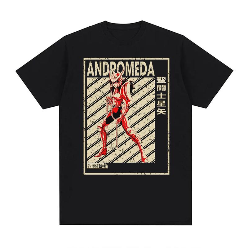 Saint Seiya Graphic Print T Shirts Men Women EU Size 100% Cotton Unisex Tops CottonStreetwear Harajuku