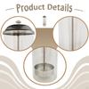 Dispenser per Cannucce Portabicchieri Facile da Pulire con Coperchio Organizer Riutilizzabile Multifunzionale per
