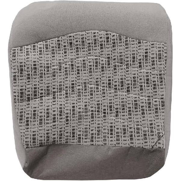 Driver Bottom Gray Cloth Seat Cover, Replacement Front Driver Side Seat Cover Compatible with Ford F250 F350 F450 F550 XLT 1999-2000 Driver Bottom
