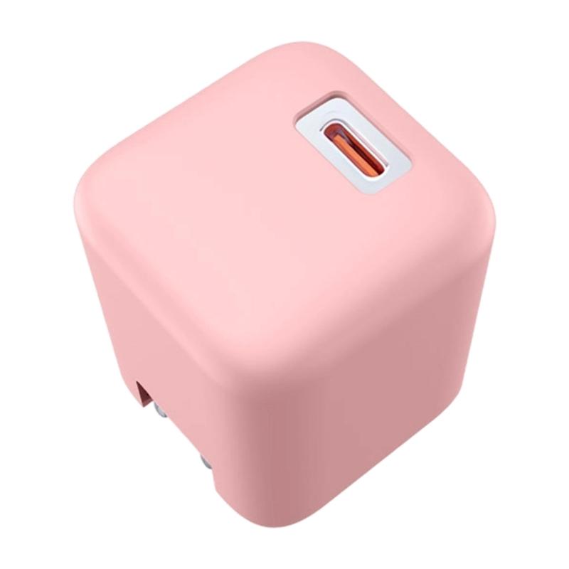 Lightweight Protector Case for Dedicated 45W Charging Block Easy to Carry Charging Head Protective Sleeve розовый