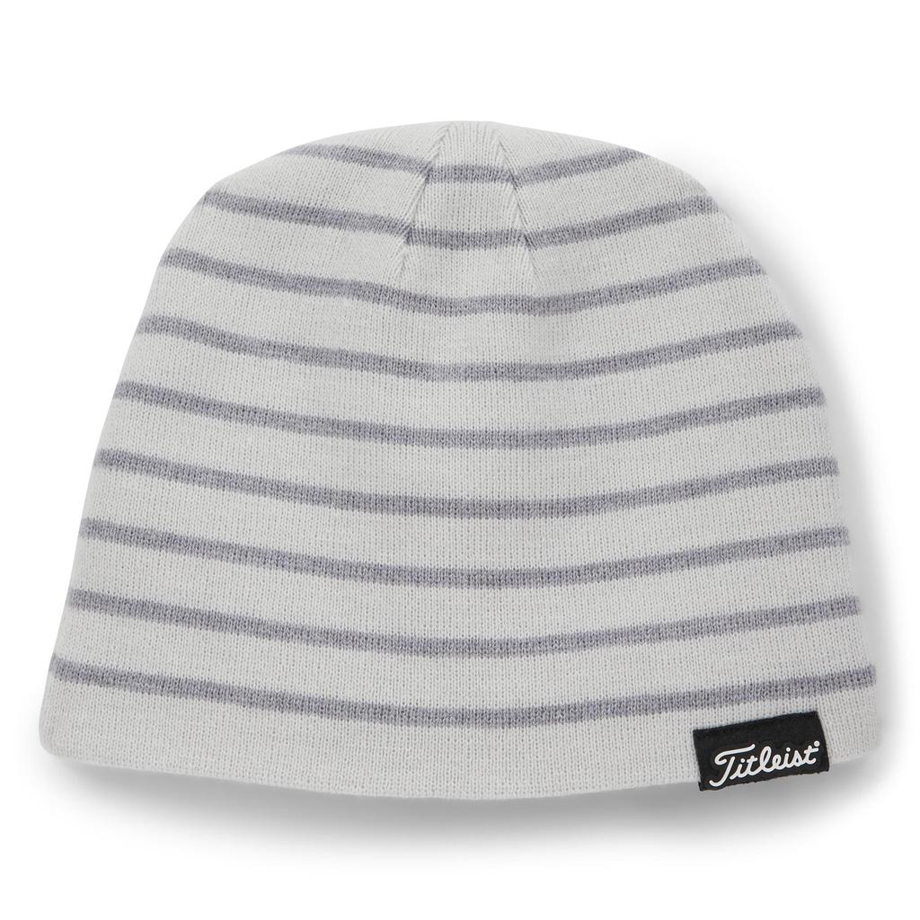 Titleist Player's Reversible Beanie, Heather White x Heather Gray, TH23PB-10G