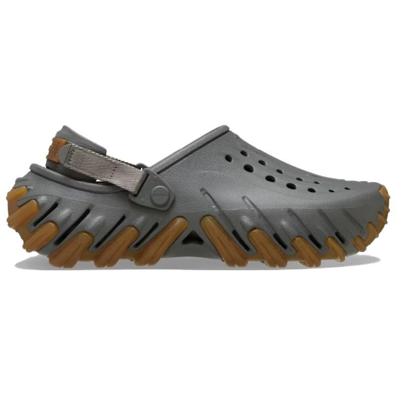 Crocs Echo Gum RO Croslite Pryskyřice Pohodlné a prodyšné dřeváky Unisex Břidlicově šedá 211675-0DA