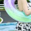 Kids Adults Swim Ring Inflatable Leakproof Thickened PVC Summer Outdoor Swimming Pool Float Tube Toy Beach Party Supplies