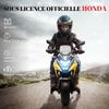 Electric Ride-On Motorcycle for Children, Honda, Ages 3-6, Music, Yellow Headlights