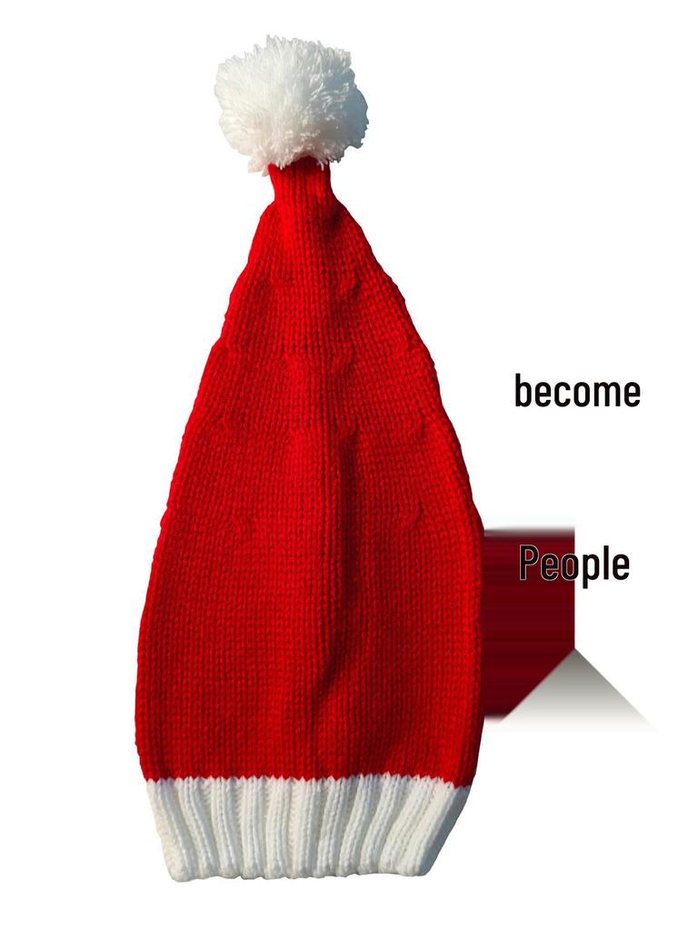 Weihnachts-Strickmütze für Erwachsene & Kinder - Winter-Strickmütze & Feiertagsgeschenk