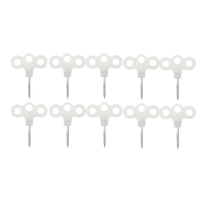 Multiple-rope Fixing Ground Nails Stainless Steel Camping Tent Ground Anchors for Various Weather Tent Security