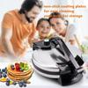 Electric Pancake & Crepe Maker - Versatile Cooking Machine for Pancakes, Crepes, Jianbing, Spring Rolls, and Pizza.