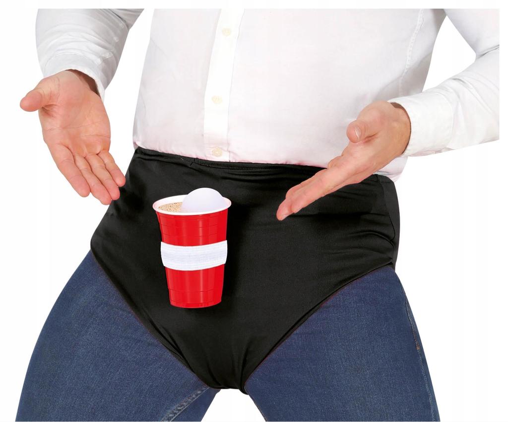 Zestaw Majtki Do Gry Piwnego Ping Beer Pong Nakładka Na Spodnie Impreza