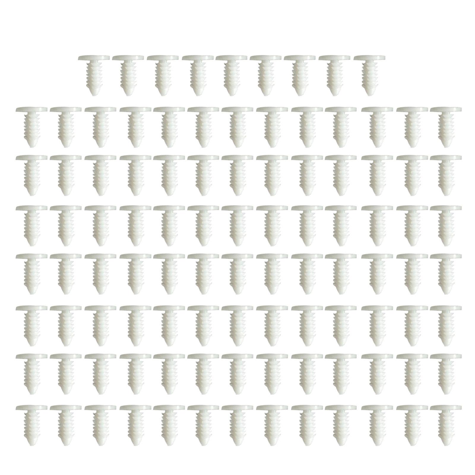 

100 шт. Пластиковые заклепки, штифты, заклепочные заклепки, пластиковые штифты для зажима отверстий, сотовые штифты для фиксации лазерной платформы белый