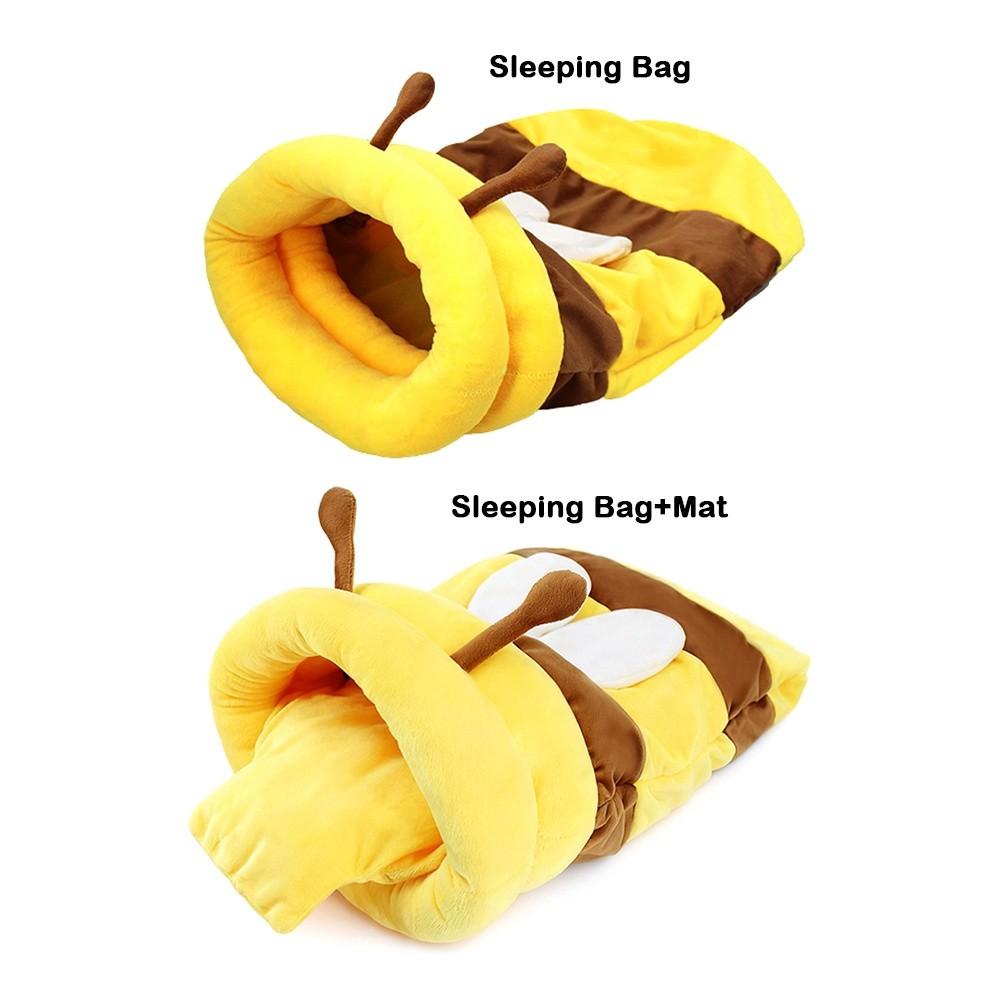 Kältesicherer Katzenschlafsack Honigtopf Höhle Haustier Katze Bett Neu Mit Honig gefülltes Katzenbett