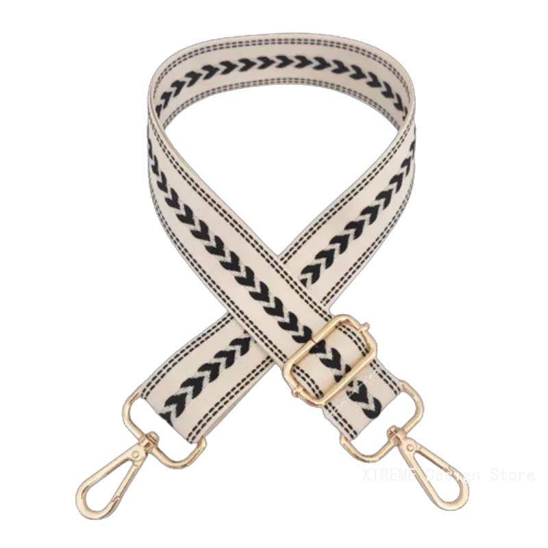 New Color Nylon Wide 3.8cm Shoulder Bag Strap Adjustable Straps for Crossbody Messenger Shoulder Bag Accessories Handbag Straps