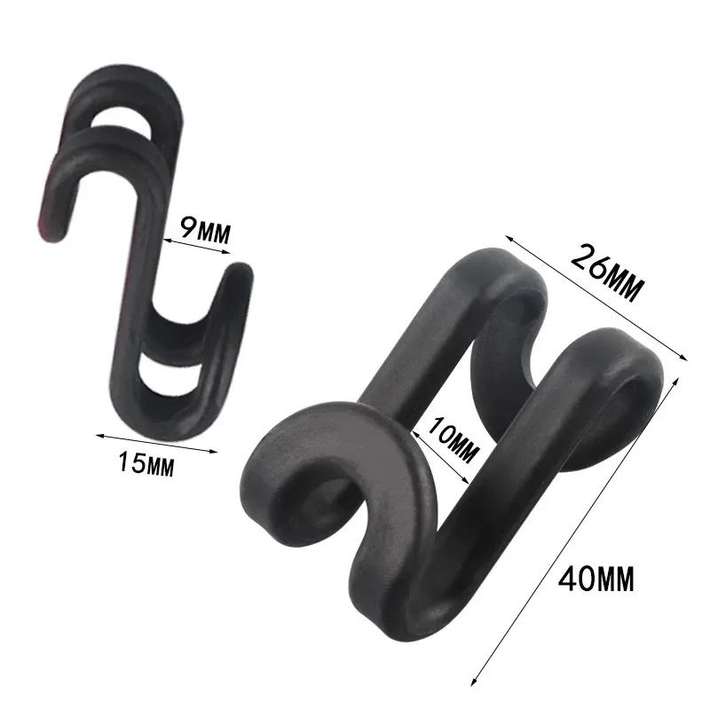 10Pc Thickened Hanger Hook S-shaped Connection Hook Clothes Layered Overlay Hook Wardrobe Storage and Organization Clothes Hooks