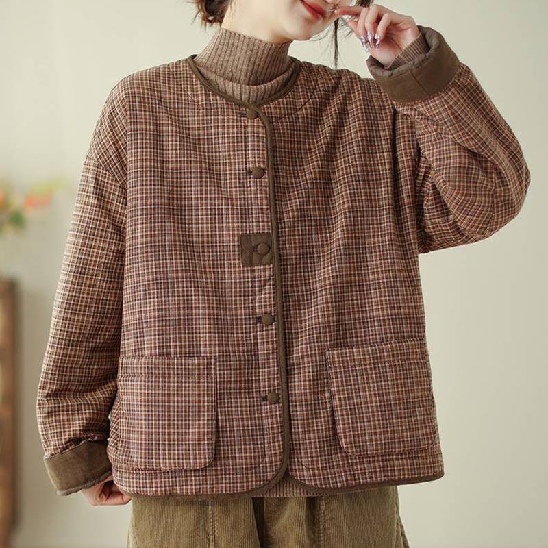 Coat for Women Cotton Winter Thickened Casual Oversize Double Layer Windbreaker Jacket