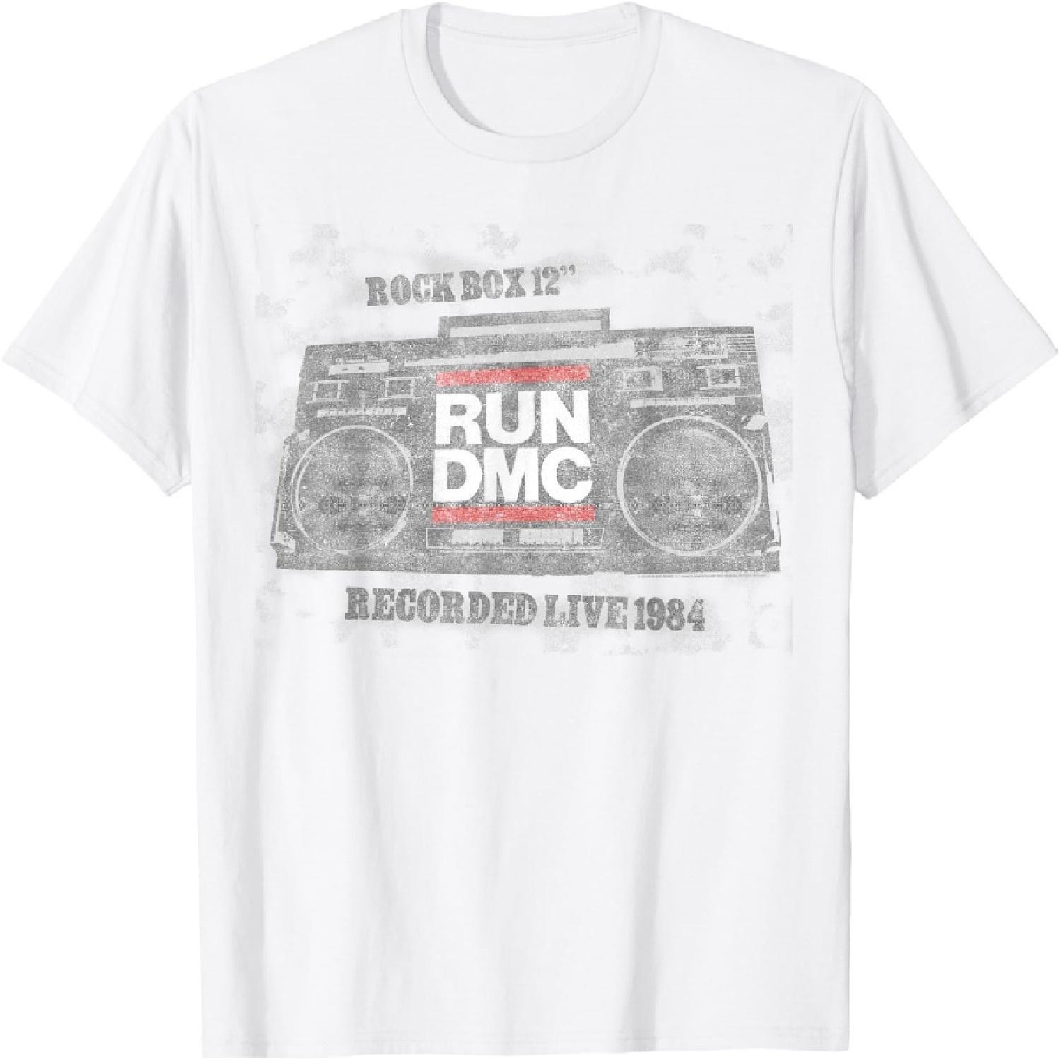 Run DMC Official Recorded Live 1984 T-Shirt XXXXXL белый
