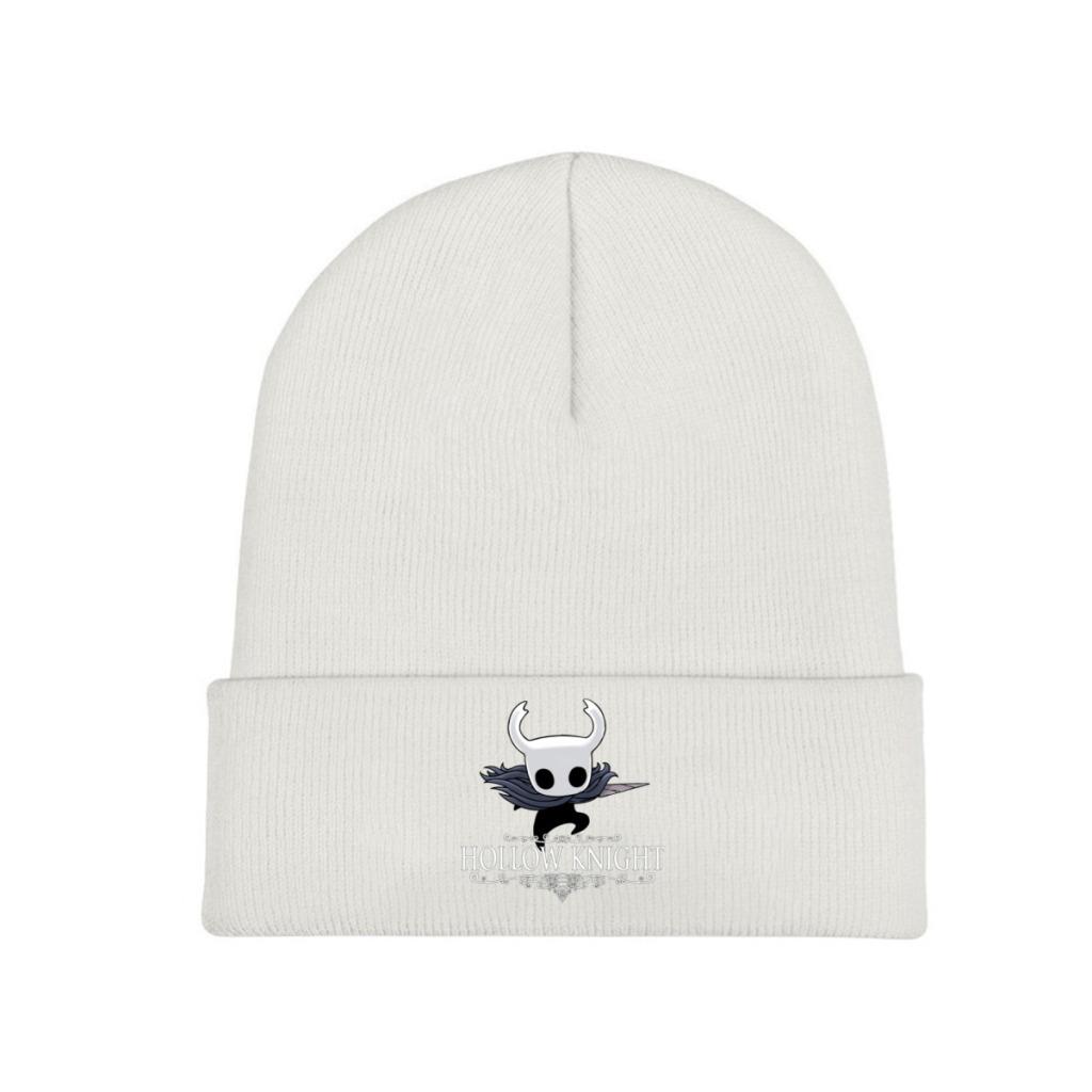 Hollow Knight Strickmütze Damen Unisex Skullies Beanies Wintermütze Totenkopf Videospiel Warme Mütze