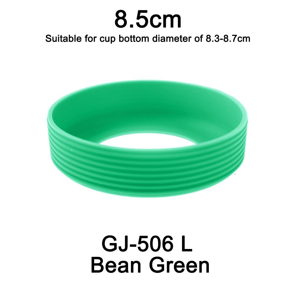 1 pièce 8,5 cm 21 g 15 couleurs Fileté Silicone Souple Couvercle de Fond de Tasse Anneau Manchon Gaine Résistant à l'Usure Antidérapant Bonne Résistance