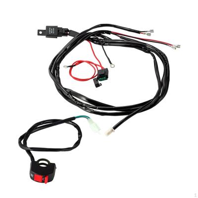 Faisceau de câblage Interrupteur de guidon noir pour VTT UTV Motoneige