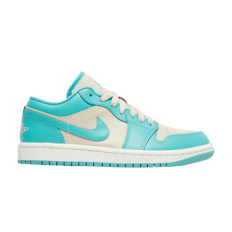 Wmns Air Jordan 1 Low  Tropical Teal Sandy Beige  36