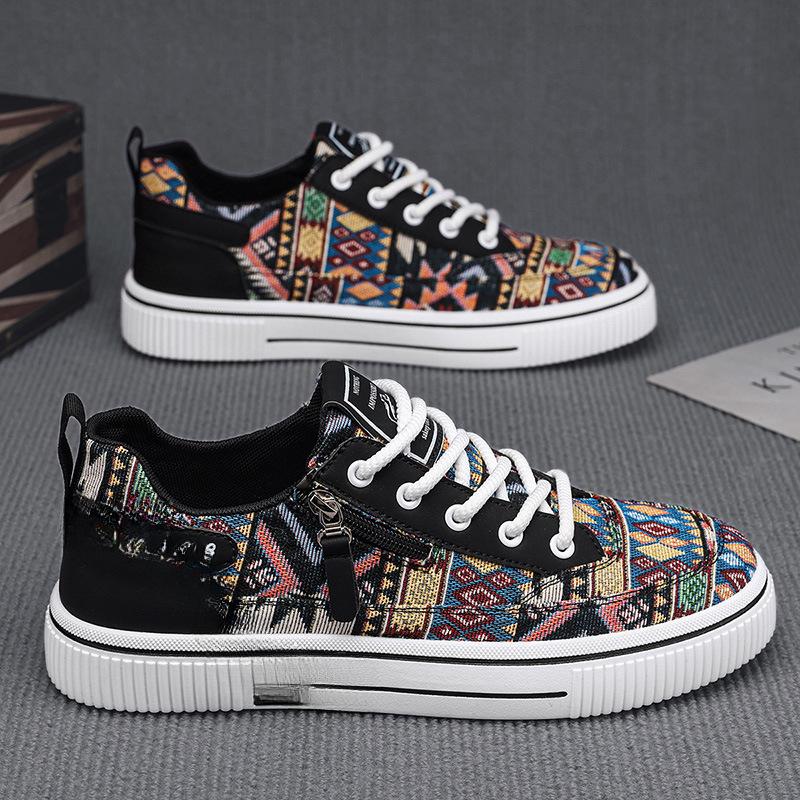 Men's shoes 2025 summer new men's youth sense national tide personalized sports board shoes low-top student outdoor casual shoes