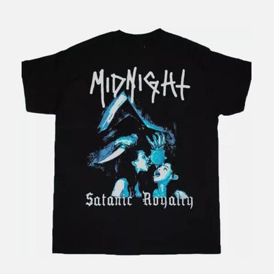 Midnight Satanic Royalty T-Shirt Short Sleeve Cotton Black Men S To 5XL Unisex T-Shirt