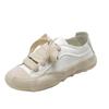 Grape mother studiolee summer round head lace-up canvas shoes versatile dissolving semi-drag casual sports board shoes women