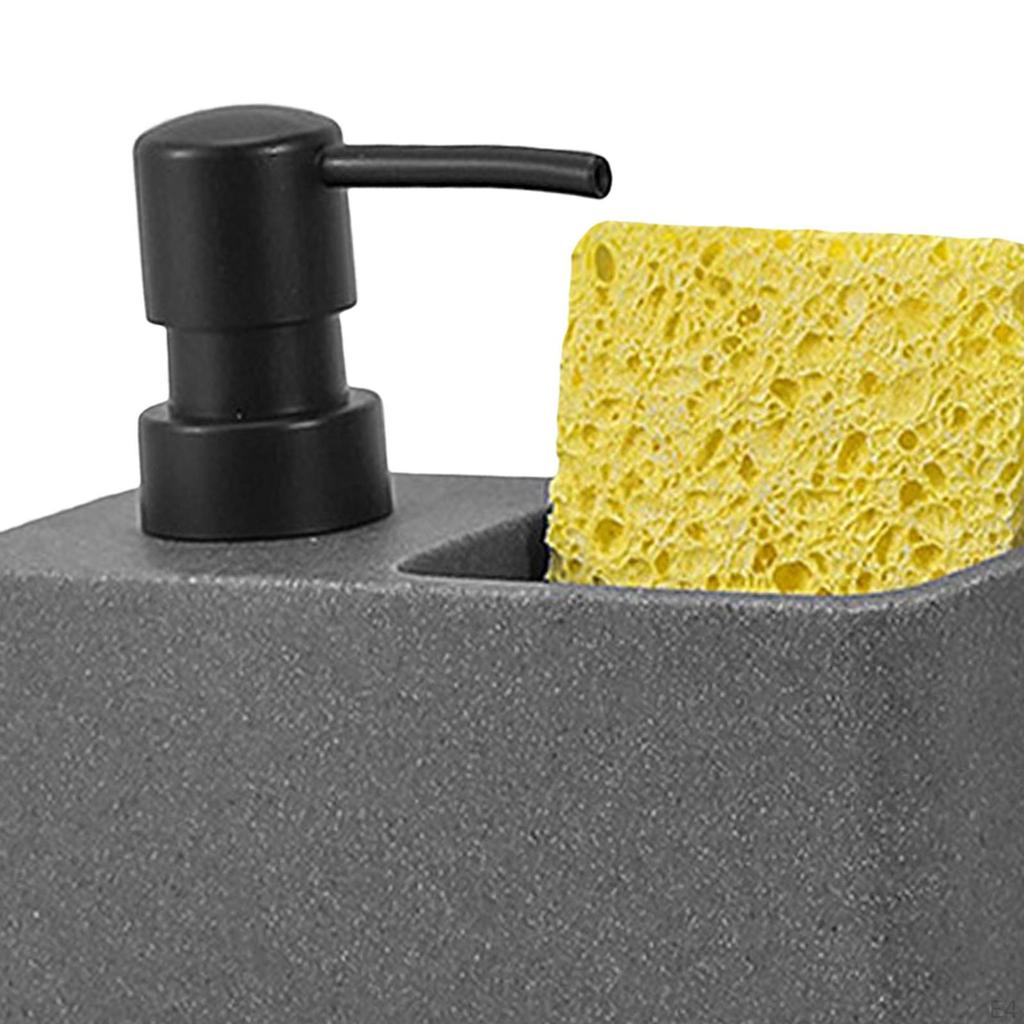 Seifenspender und Schwammhalter, Pumpflasche Praktisch, Mehrzweckzubehör für