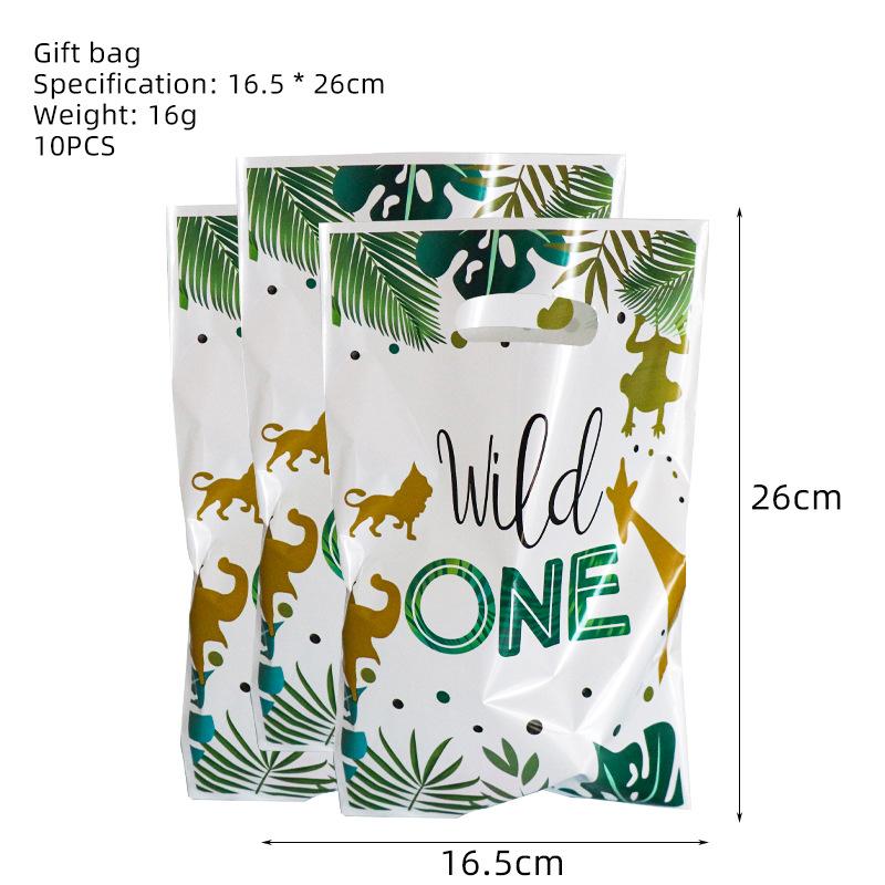 Wild Party Supplies Wild On Wild Birthday Decoration Male Treasure One Year Old Newborn Arrangement Props