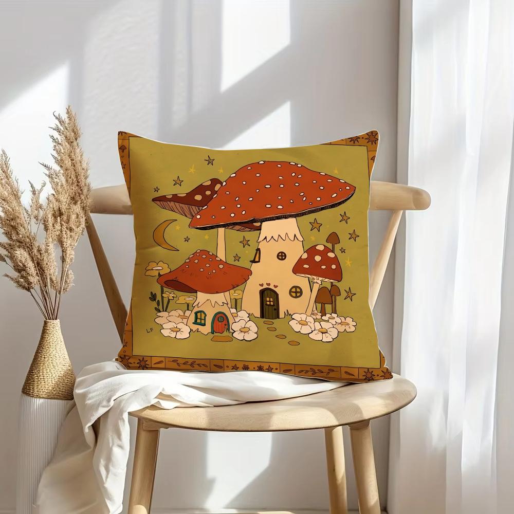 Woven Patterns Cushion Cover Soft EasyWash Pillow Case Versatile for Couch Bed Travel and Office