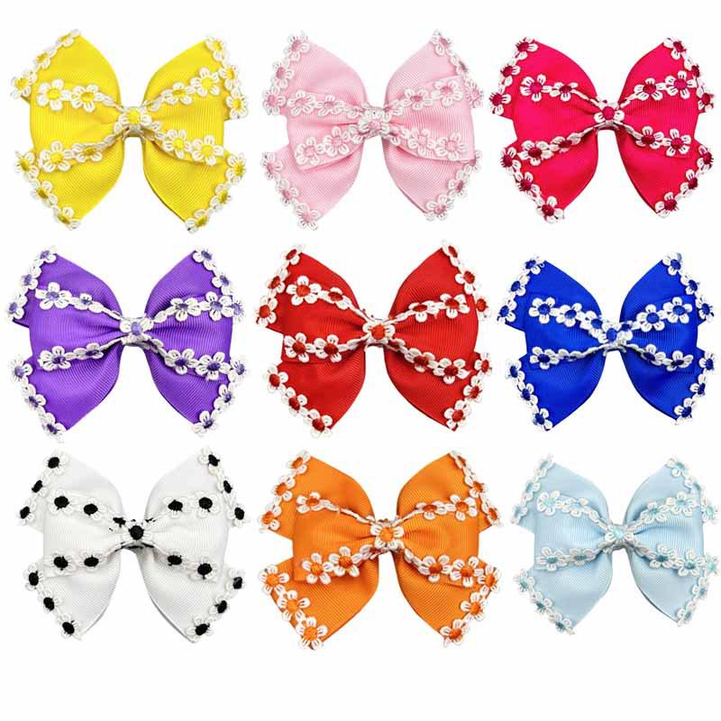Multisport Heart Bow Hair Clip for Kids