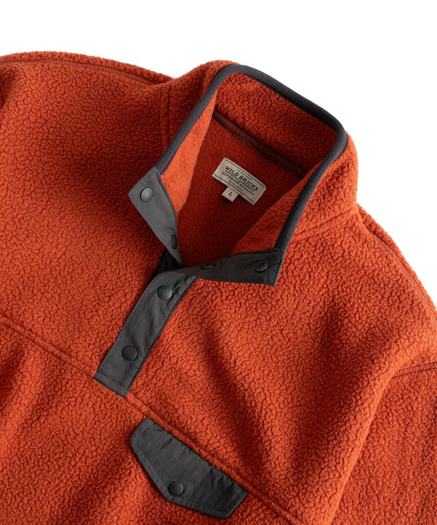 Wild Bricks W24 Fleece Pullover (Orange)