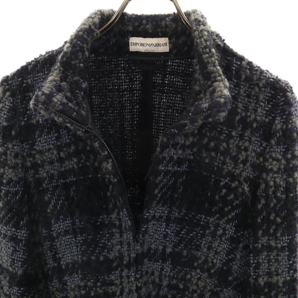 Emporio Armani made in Italy Wool jacket 40 Navy system Women Used