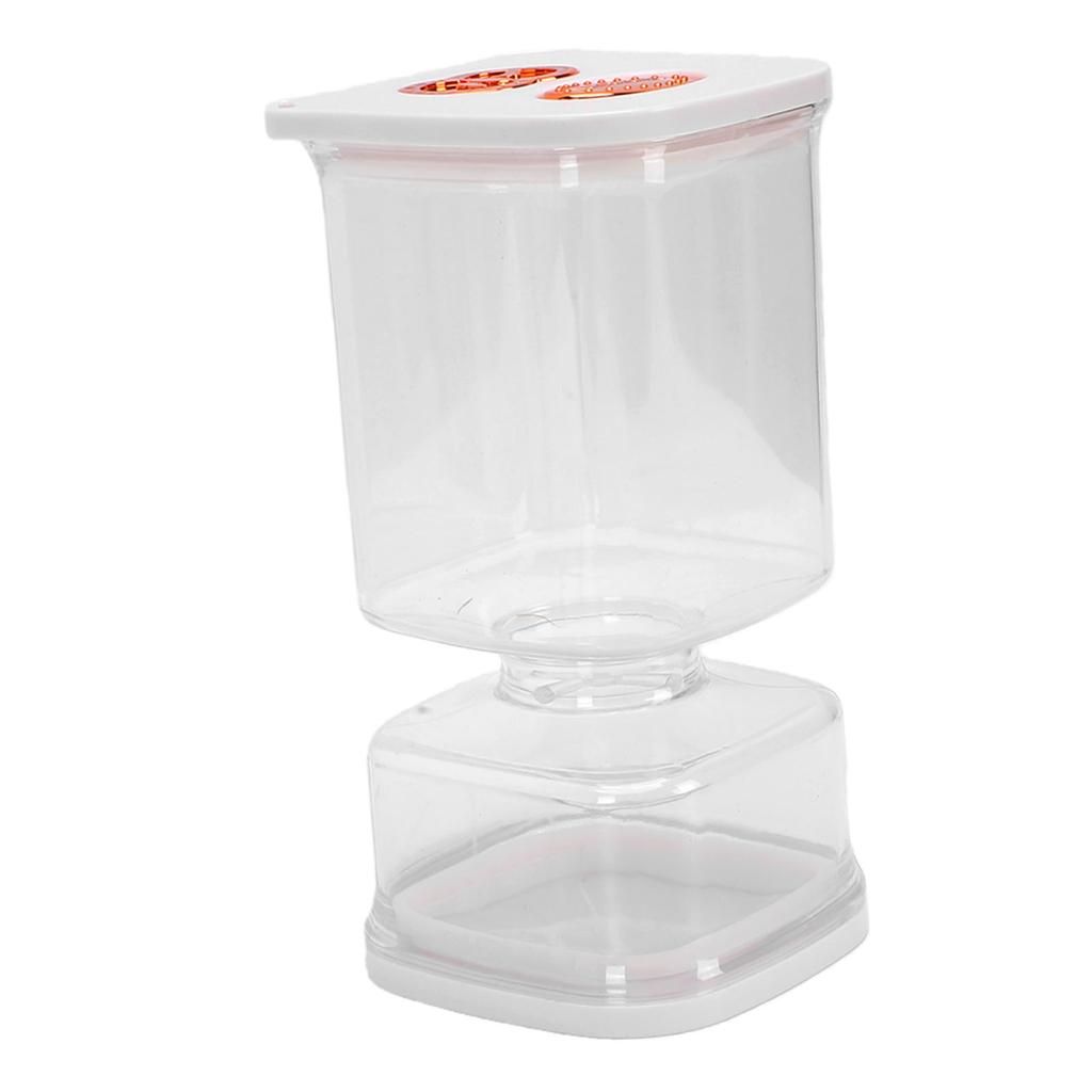 Pickle Jar 25oz Easy to Clean Pickle Olive Liquid Separator Container with Forks Airtight Lid for Kitchen