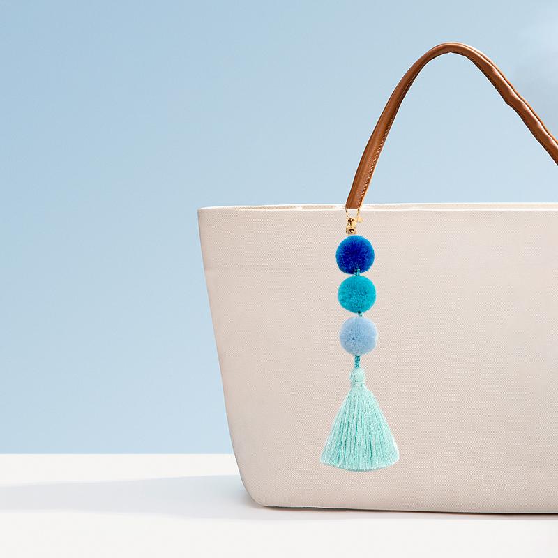 

1шт декоративный ручной работы кисточка плюшевый мяч брелок красочный орнамент креативный отличительный пушистый