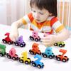 Wooden Magnetic Number Train - Early Education Pull-Along Toy