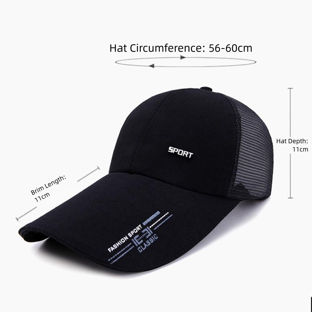 Casual Visor Adjustable Sunshade Hat Fashion Baseball Cap Outdoor
