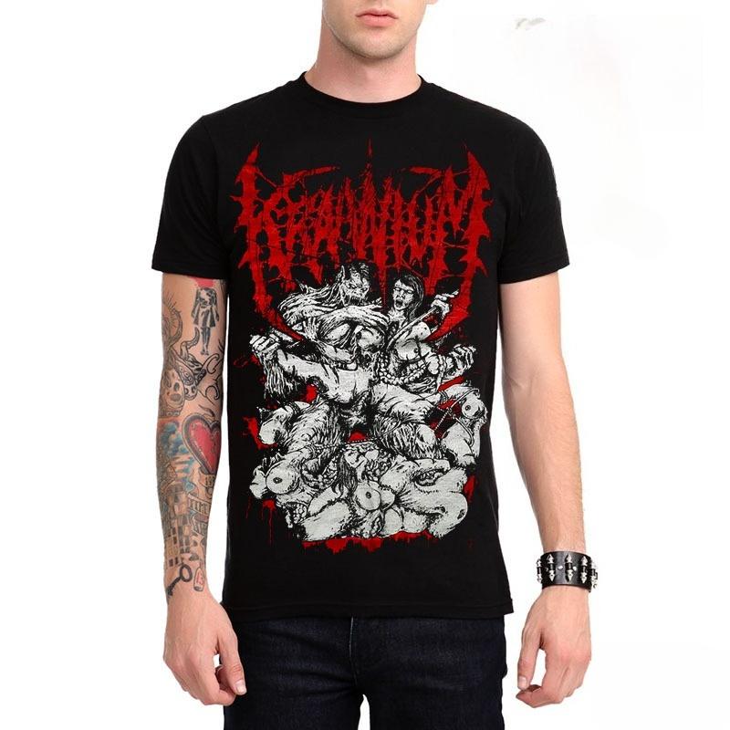 

Футболка Iron Fist Rock Мужская Жестокая Дэт-метал группа Хип-хоп Европейская и американская уличная Свободная Большого размера Инс 3XL