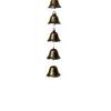 Decorative Cast Iron Wind Chime Outdoor Hanging Bell Garden Ornament for Traditional Christmas Patio Decor
