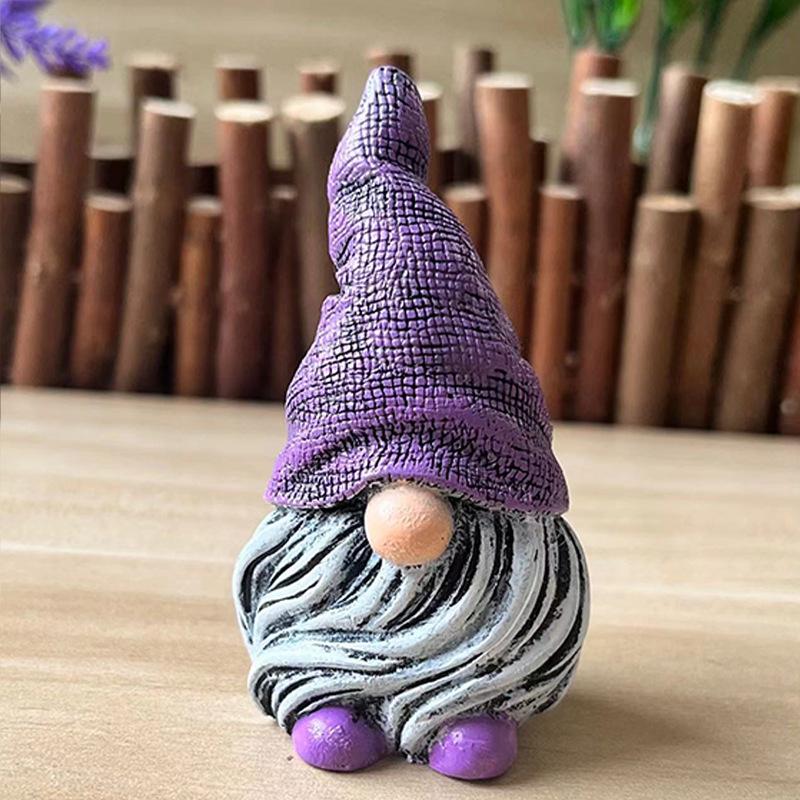 Garden Dwarf Figurine Courtyard Home Garden Decoration Gnome Christmas Dwarf Old Man Resin Handicraft