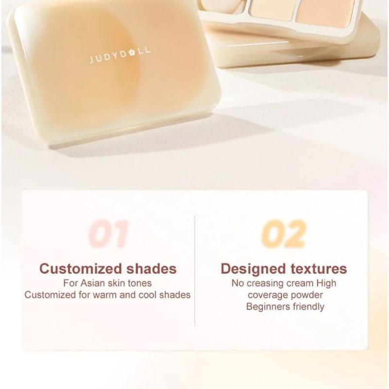 Judydoll - Dual-Color Highlighter Palette - 2 Colors