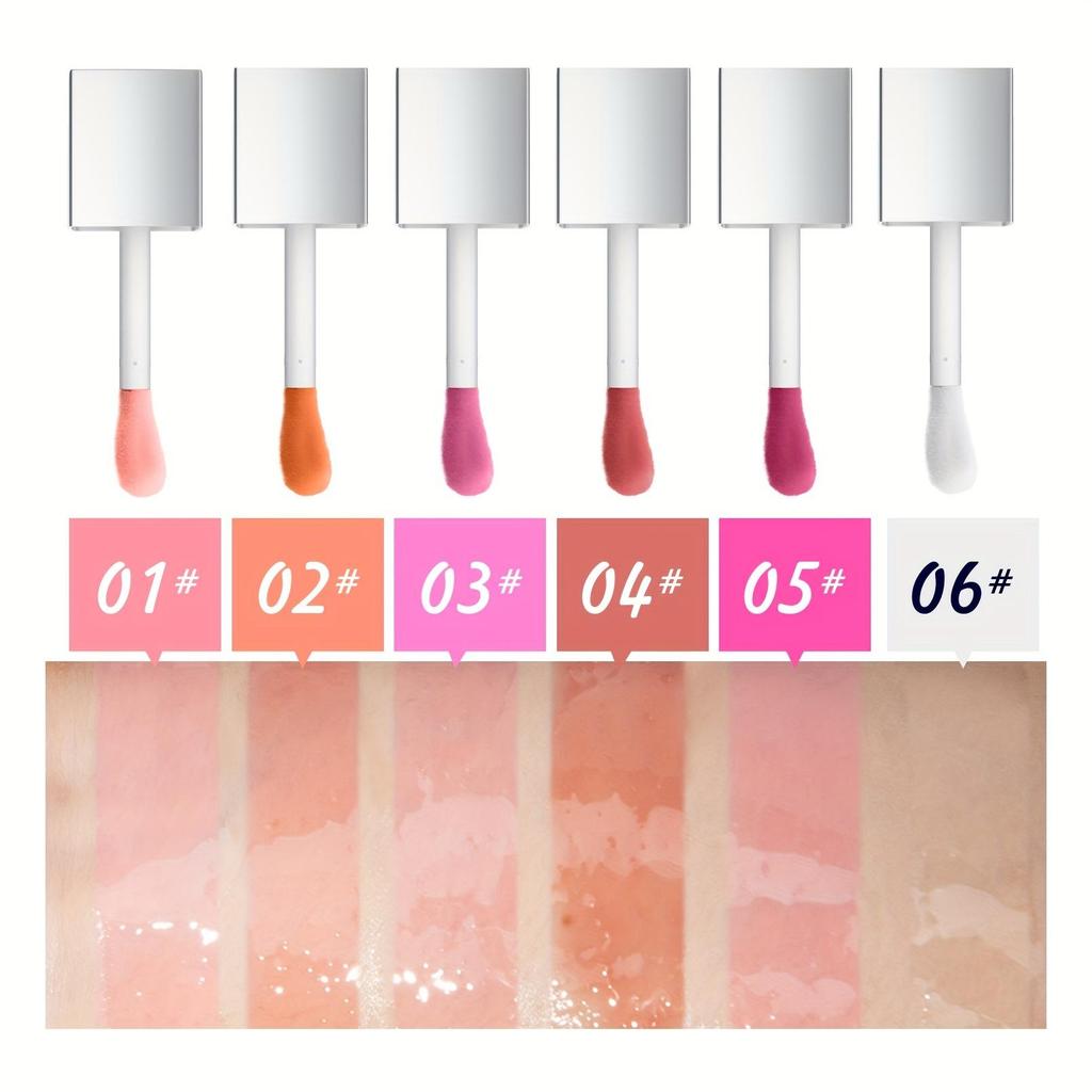 Mirror Surface Non-stick Cup Lip Gloss Durable Waterproof Not Easy To Smudge Lip Glaze