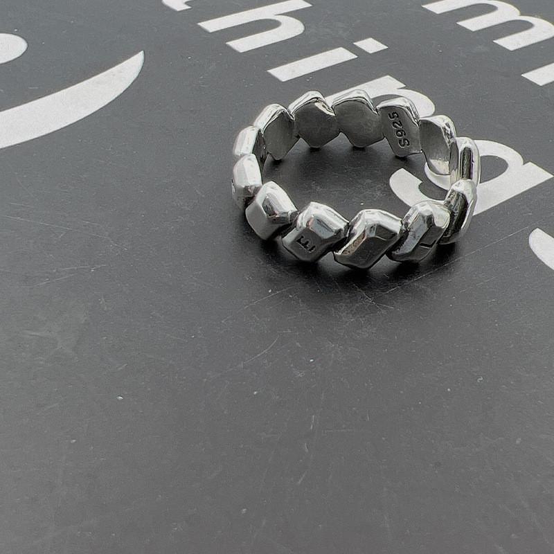 

Chic Retro Aesthetic Ins Letter Ring Unique Design In High Quality Copper Material