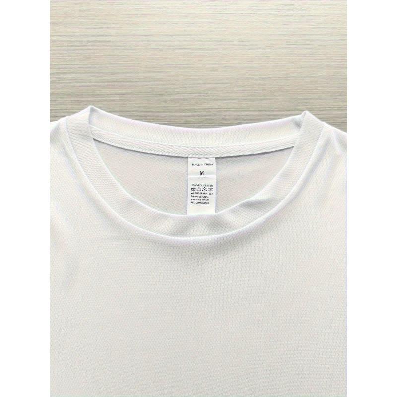 European sizes Men'S Casual Summer T-Shirt with Trendy Prints, Versatile Top