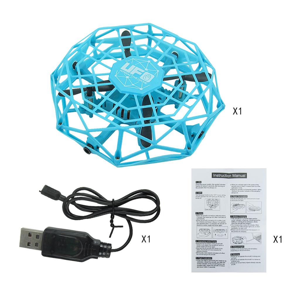 Mini Drone Quad Induction Levitation Hand Operated Helicopter UFO Toy Mini Drone Quad Induction Levitation Hand Operated Helicopter UFO Toy