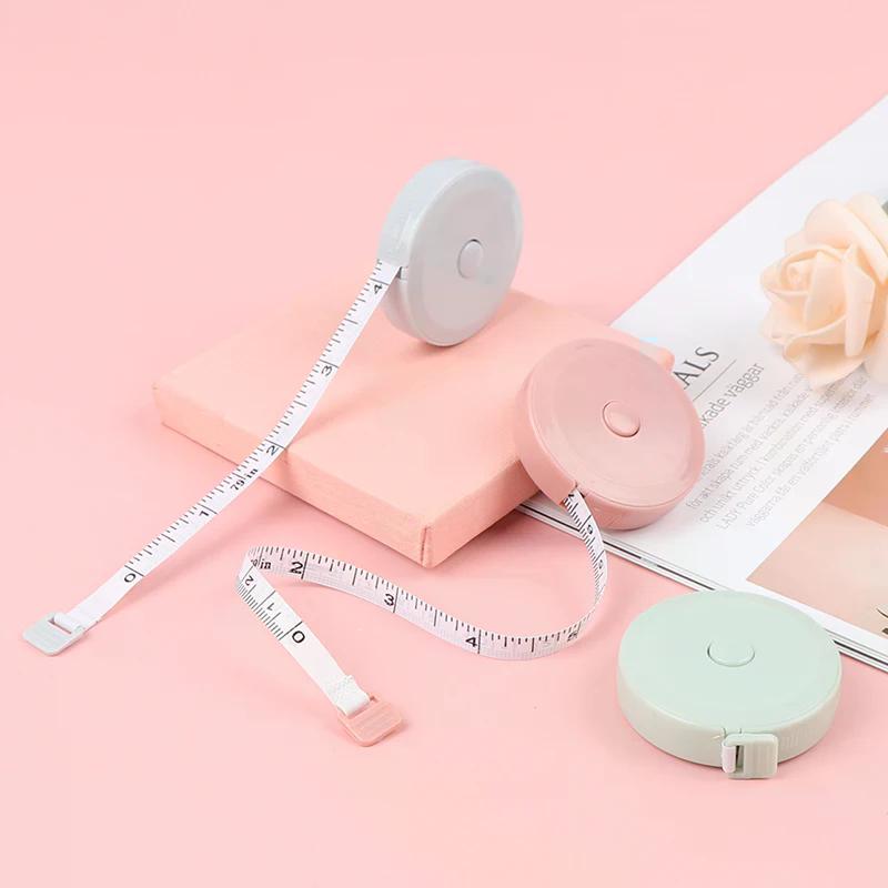 2m Kids Height Measurement Tape Measure Portable Retractable Non-Slip Grip Easy-to-Read Ruler Roll for Children