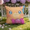 Anime cartoon M-Mofurun Cushion Cover Home & Car Dual-Scene Pillow Cover: Reversible for Premium Comfort